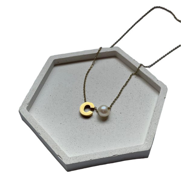 base de cemento de forma exagonal para vela