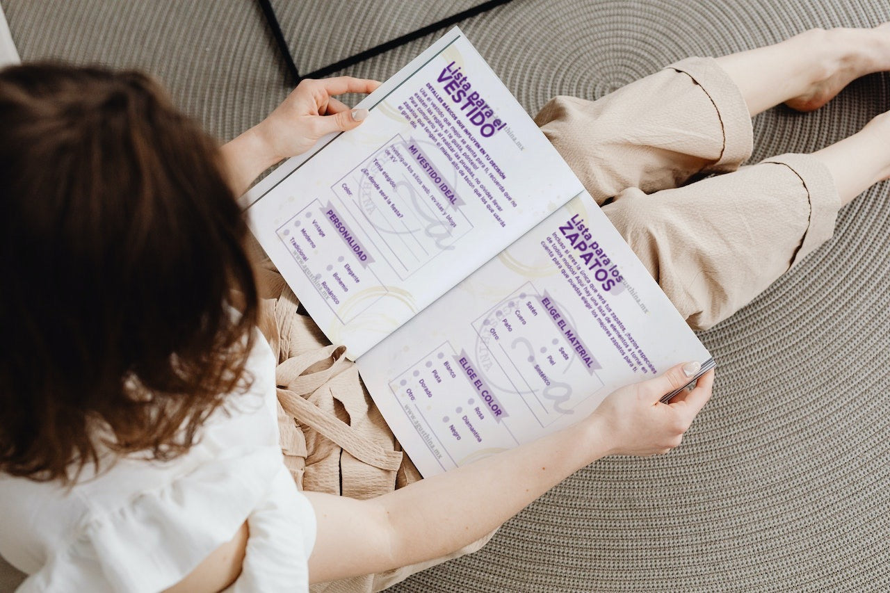 agenda lista para organizar quinceanos