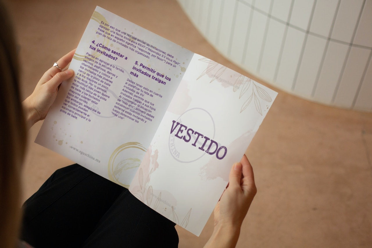 Agenda para planear tus XV años