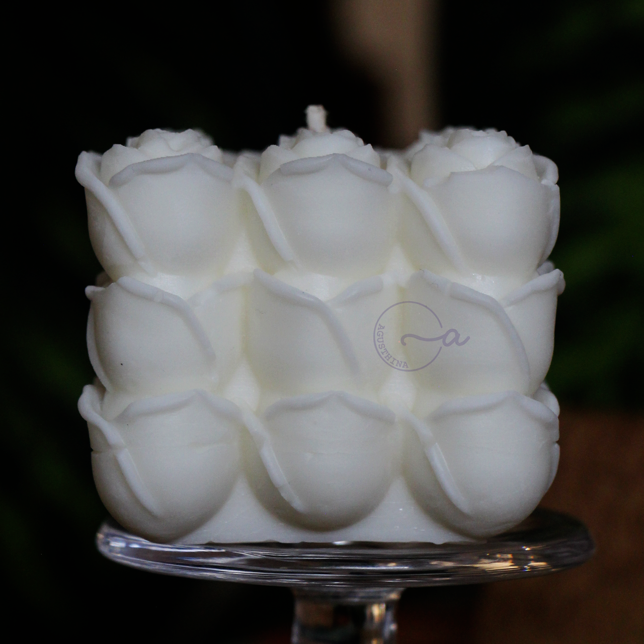 vela bubbles forma rosas 