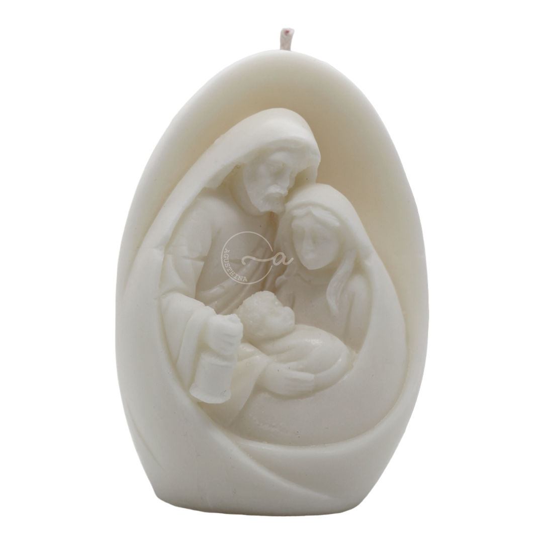 vela de cera de soya en forma de nacimiento