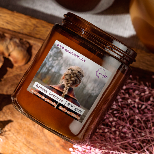 vela de soya en tarro ambar Taylor Swift