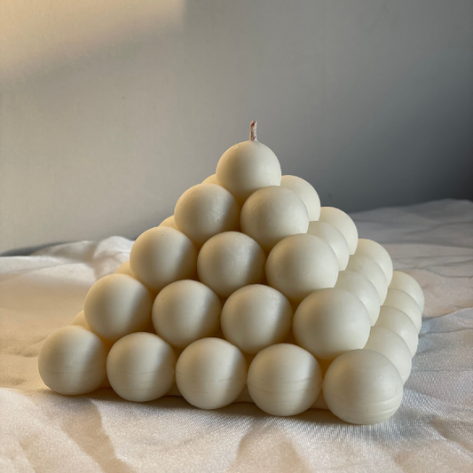 vela burbuja en forma de triangulo